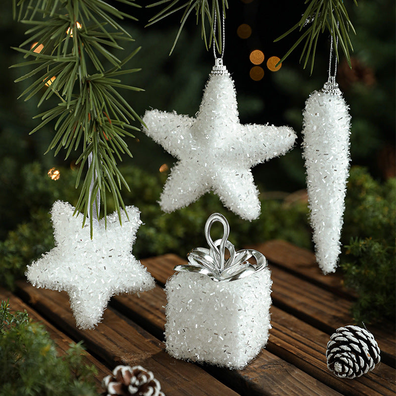 Gangheng Christmas gift bag white foam bride price bag decoration pendant hanging color Christmas tree pendant gift