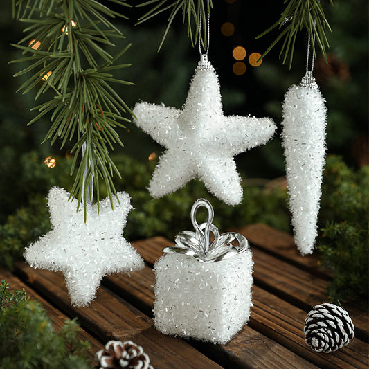 Gangheng Christmas gift bag white foam bride price bag decoration pendant hanging color Christmas tree pendant gift