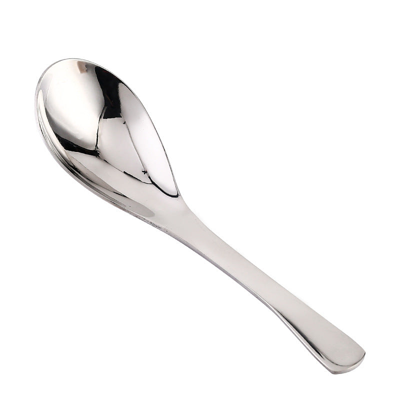 304 stainless steel spoon kindergarten soup spoon Korean rice spoon golden soup soup children's spoon small creative restaurant spoon
