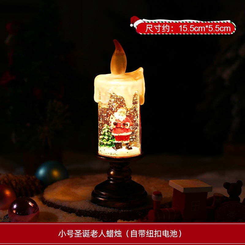 Cross-border Christmas decorations, ambient lighting, decorations, candles, night lights, photo props, gifts, tabletop ornaments, gifts