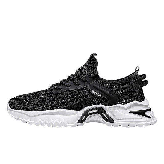 Universal Black Sneakers Men's Summer Sandals Men's Soft Sole Breathable Mesh Casual Beach Shoes HQ-HHCX627