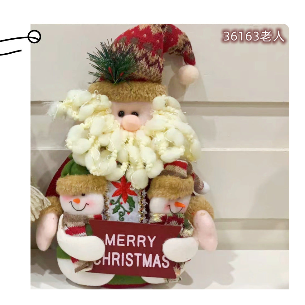 christmas gifts christmas doll christmas family portrait old man snowman christmas decoration supplies christmas gifts