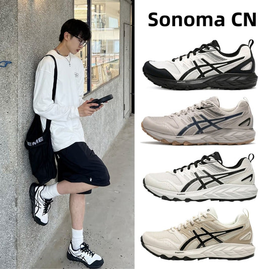 New Arthur Men's Running Shoes Gel-Sonoma CN Trail Running Shoes Shock-Absorbing Mesh Outdoor Sports Running Shoes