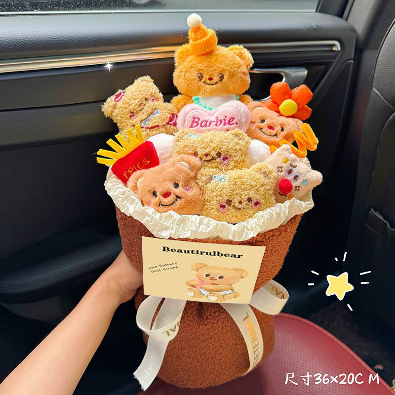 Christmas gifts kulomi dolls cartoon bouquet dolls forever peanut birthday gifts for girls friends and girlfriends