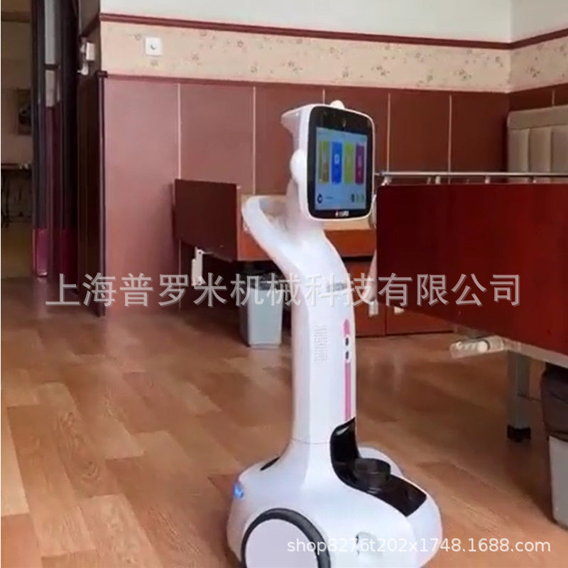 Intelligent home early warning escort robot Home patrol companion care interactive elderly care robot