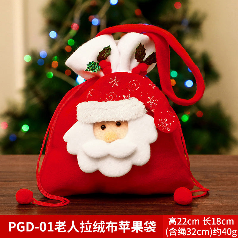 Christmas gift apple bag tote bag adult children children Christmas gift decoration high-end gift bag