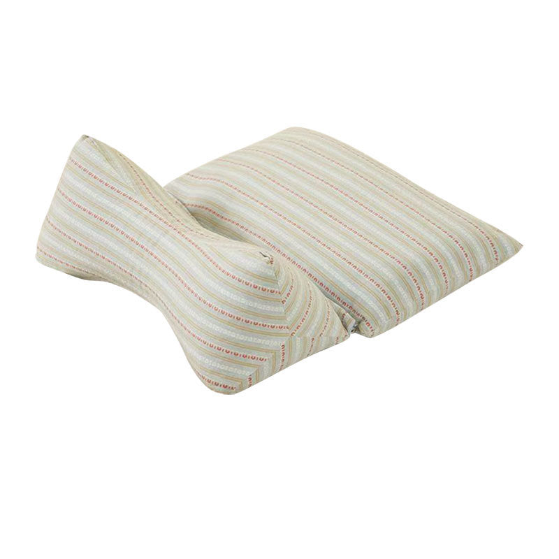 Buckwheat husk conjoined pillow, home cervical triangular pillow, cotton wormwood, combination pillow, multi-functional neck pillow, buckwheat pillow