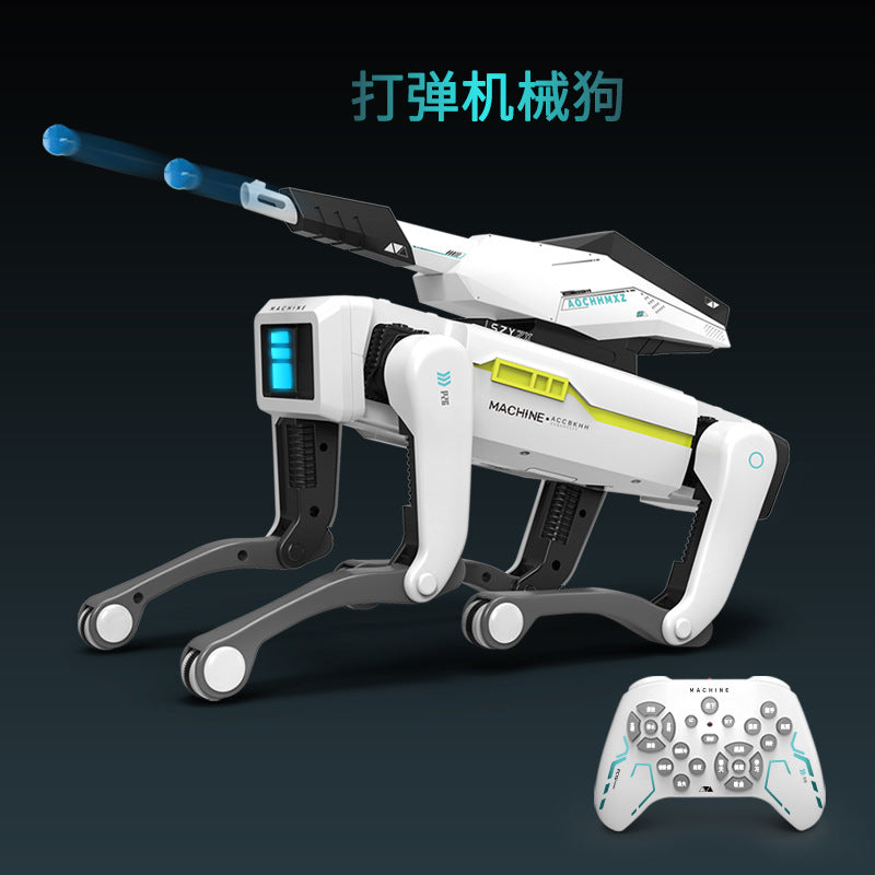 Explosive children's AI simulation robot dog intelligent voice bionic remote control mechanical dog robot toy stall wholesale