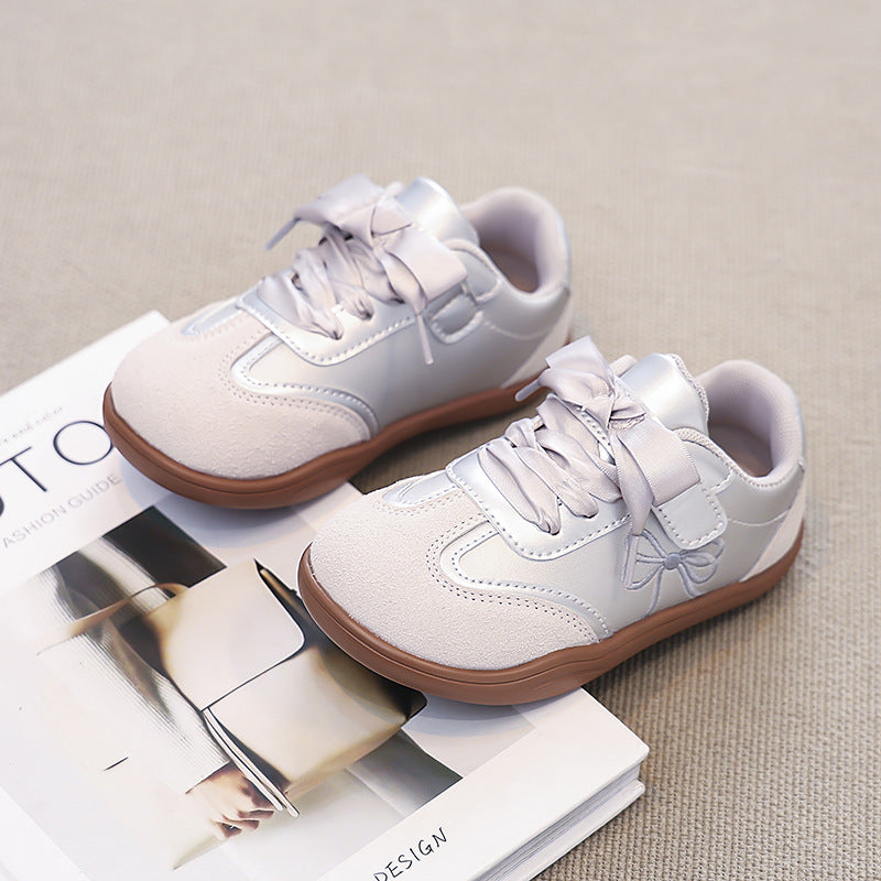 Girls' shoes, sneakers, 2026 new spring and autumn children's shoes, autumn shoes, baby moral training shoes, Forrest Gump shoes, kindergarten