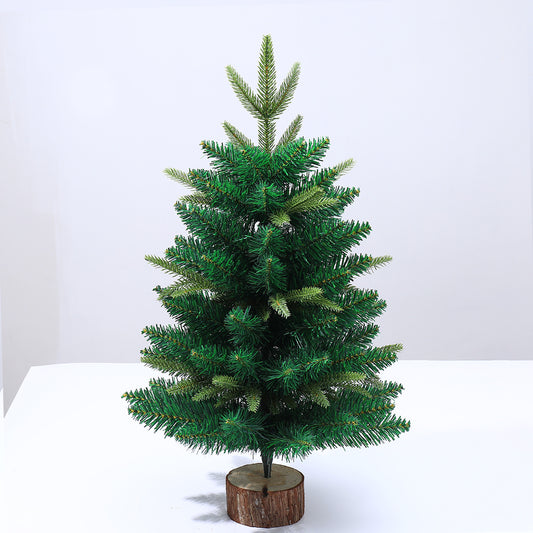 Cross-border Exclusive Christmas Small Mini PE Hybrid Christmas Tree Simulation Tabletop Ornament Decoration 45 60cm