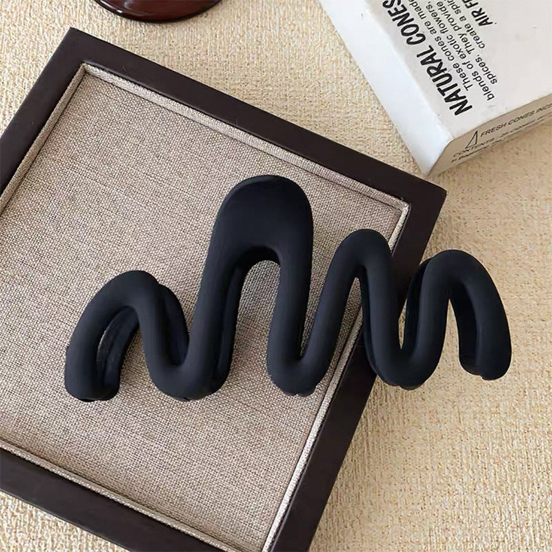Hairpin women's back of the head 2025 new grab clip large shark clip high-end sensory hair grip hair clip headwear hairpin