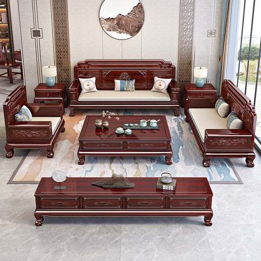 Solid wood sofa