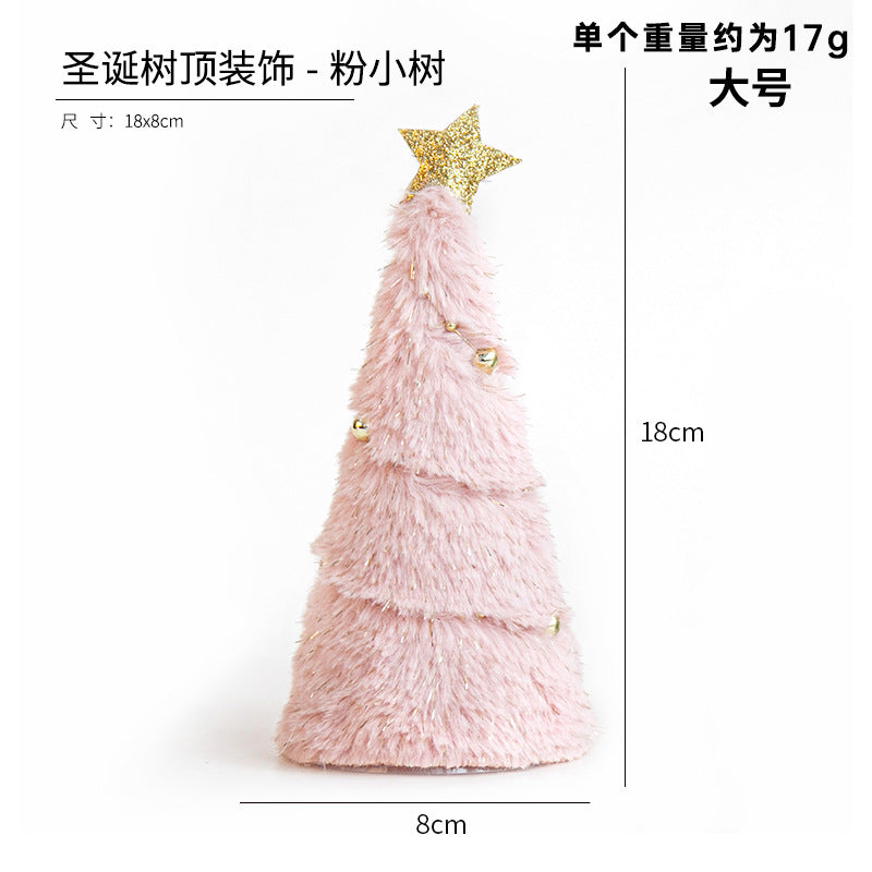 Christmas Christmas Decoration Christmas Tree Decoration Christmas Tree Top Decoration Accessories Pendant Santa Angel Wholesale