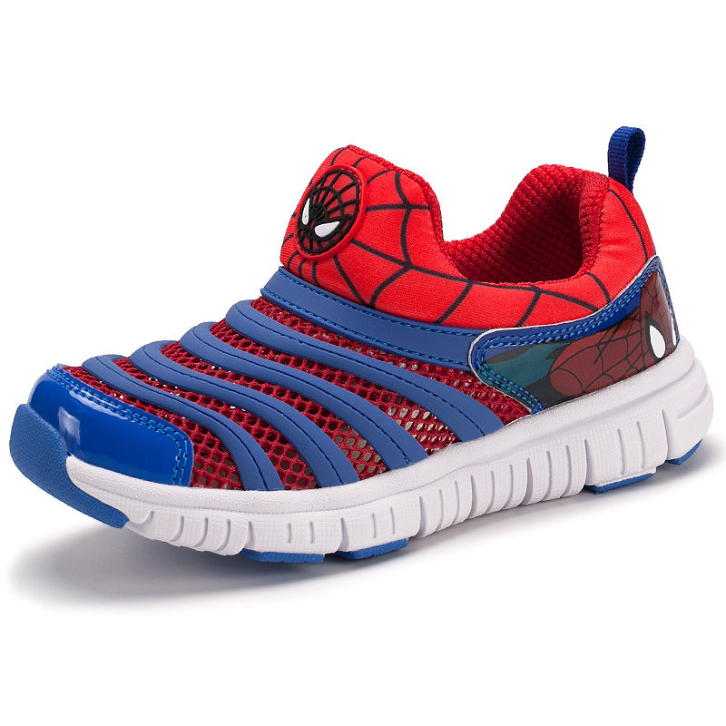 Caterpillar children's shoes boys 2025 spring and autumn mesh breathable children's sneakers girls' baby net shoes foreign trade
