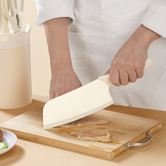 Kitchen slicing knife cutting vegetables and meat cutting fruit knife complementary food stainless steel knife women's special kitchen knife household knife set