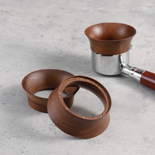 Walnut with magnetic anti-fly plicator ring, espresso handle plicator plicator, purging ring, grinder, cloth pinker, purging quantitative ring