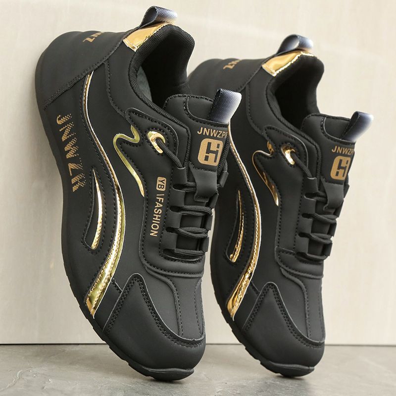 Men's shoes, leather bread, toe shoes, travel shoes, trendy casual shoes, men's sneakers, sports cross-border Pinduoduo dropship