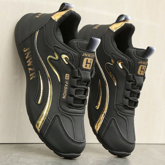 Men's shoes, leather bread, toe shoes, travel shoes, trendy casual shoes, men's sneakers, sports cross-border Pinduoduo dropship