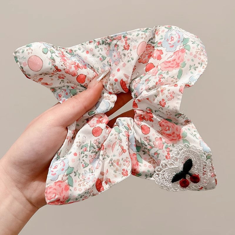 Korean fabric scarf, large intestine scrunchie, women's headband, high-end oversized balls, scalp tendons, hair ties, hair accessories, headdresses