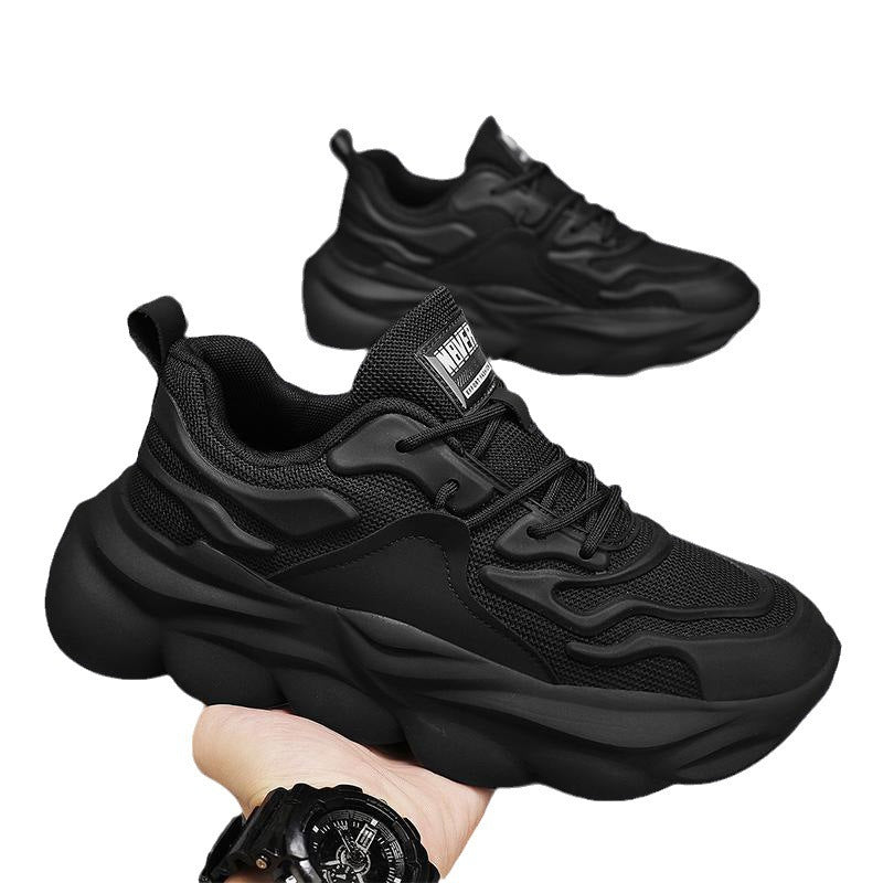 Men's Shoes 2025 New Autumn Mesh Construction Site Work Labor Protection Shoes Men's Platform Sport Dad Shoes Casual Fashion