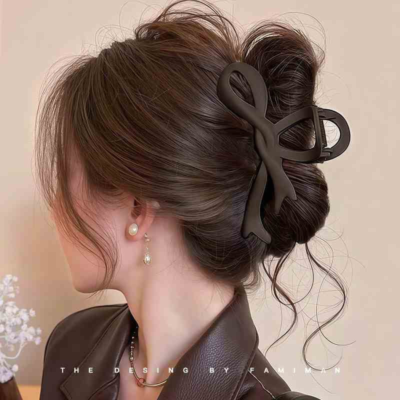 Hairpin women's back of the head 2025 new grab clip large shark clip high-end sensory hair grip hair clip headwear hairpin