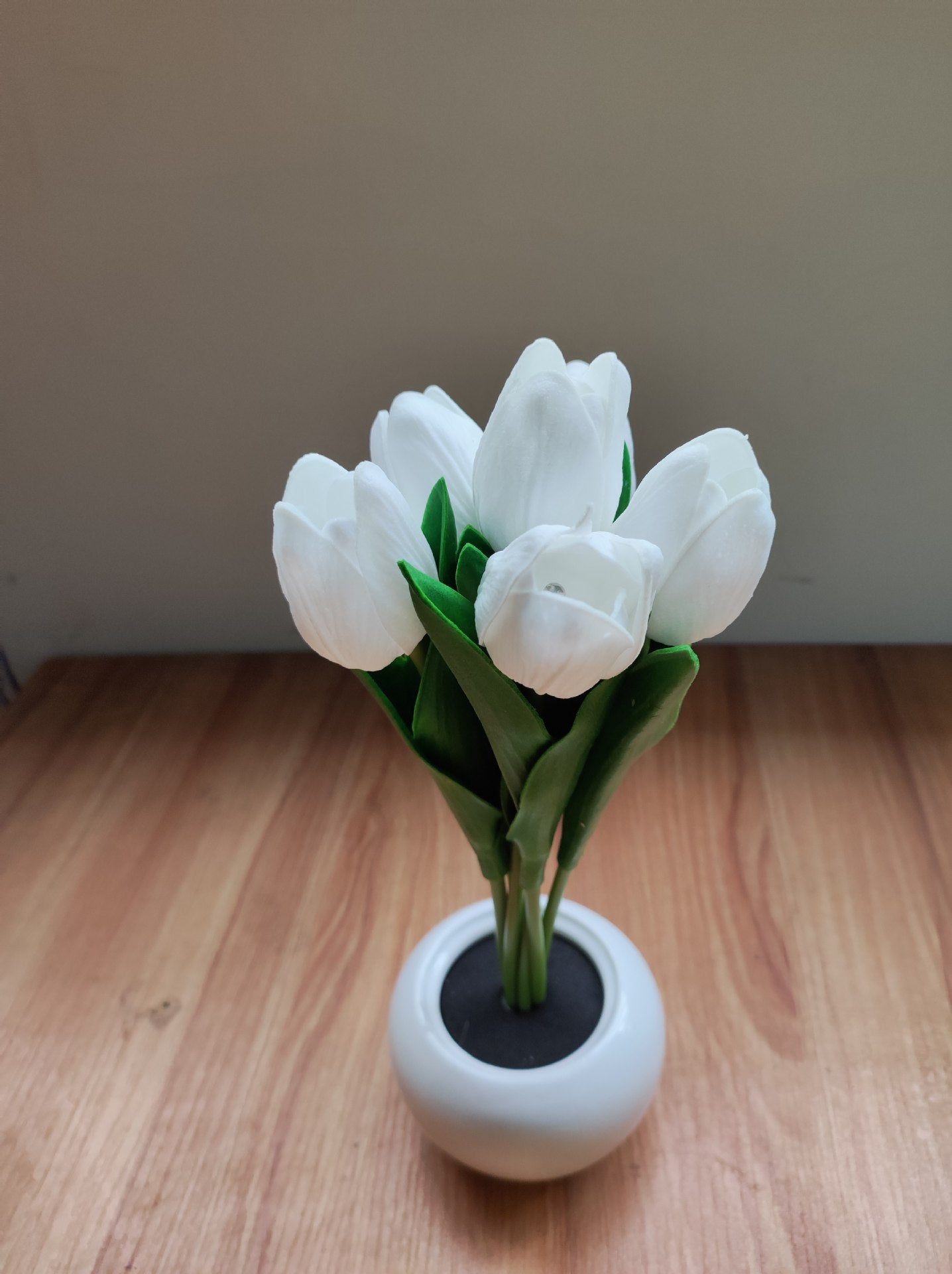 LED tulip night light simulated bouquet ornaments bedside decoration ambient light home dimmable