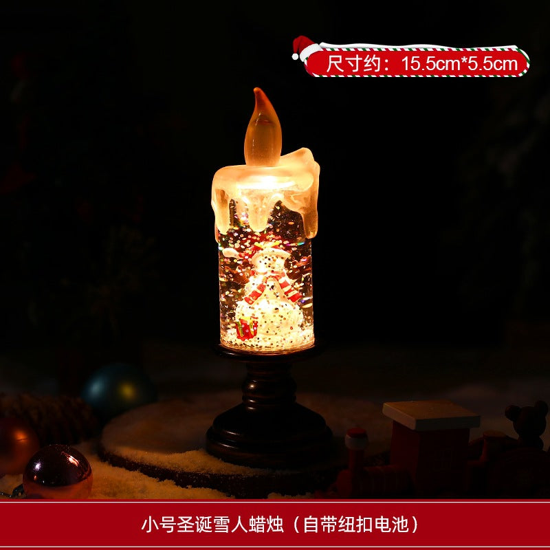 Cross-border Christmas decorations, ambient lighting, decorations, candles, night lights, photo props, gifts, tabletop ornaments, gifts