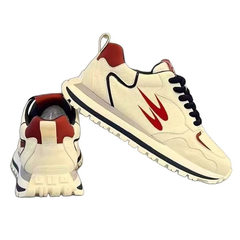 New Forrest Gump Men's Shoes Spring Trend Casual Little White Sneakers Men's Student Running Non-slip Platform Dad Shoes
