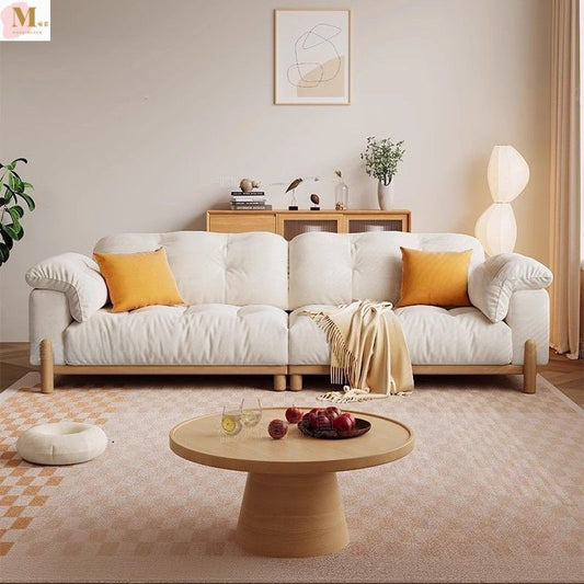 Japanese grey cream sofa