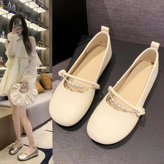 Fairy evening breeze gentle shoes flat single shoes women's 2024 new summer Mary Jane shoes with skirt soft soles