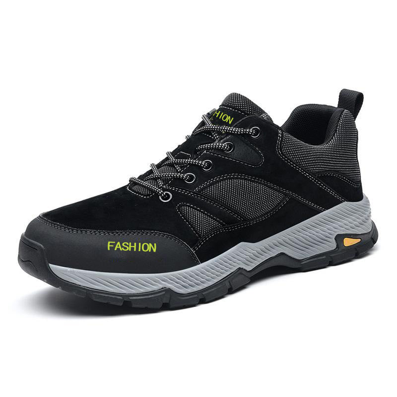 Men's Shoes Spring New Men's Casual Sneakers Plus Size Shoes Outdoor Hiking Shoes Touring Shoes Rubber Sole Labor Protection Shoes