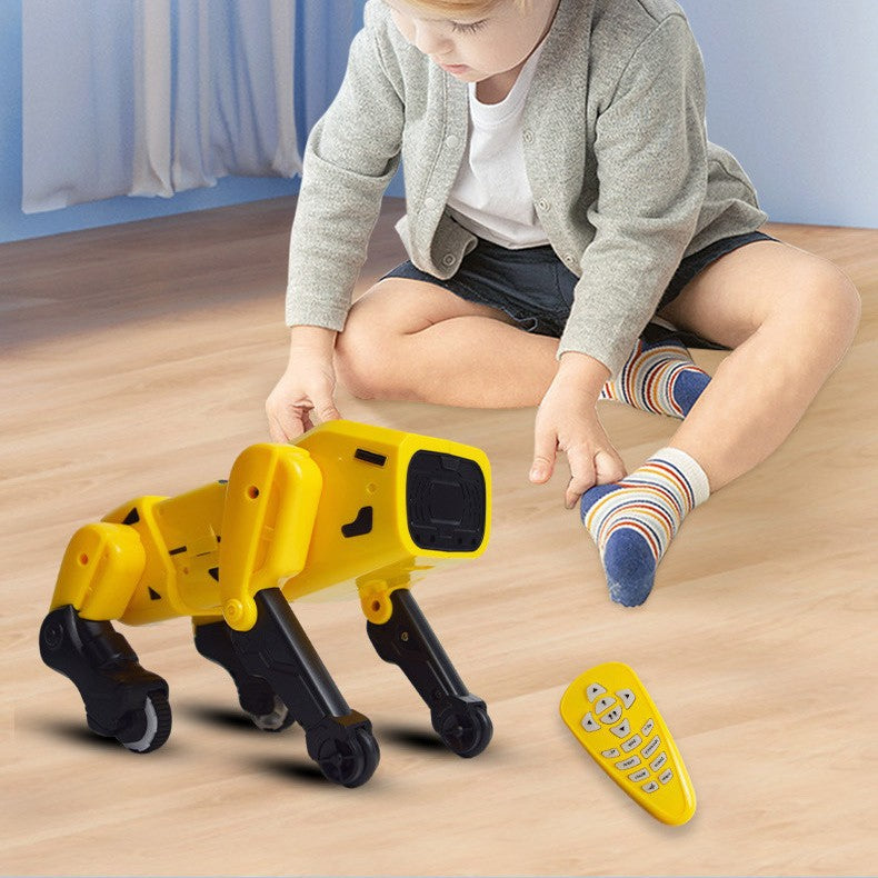 Four-legged robot dog toy intelligent induction automatic obstacle avoidance robot boy child crawling companion play toy