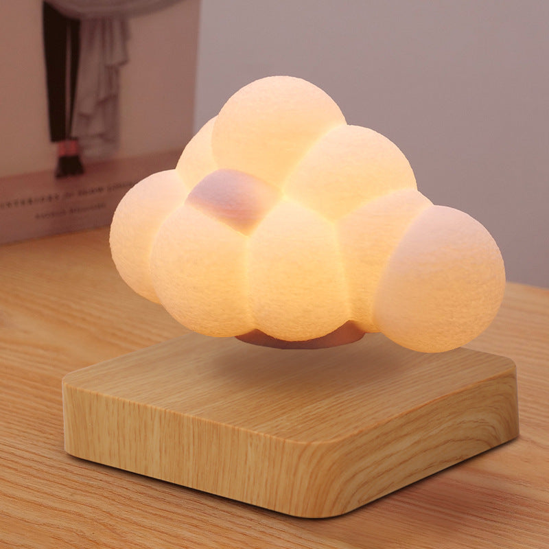 Magnetic suspension cloud lamp