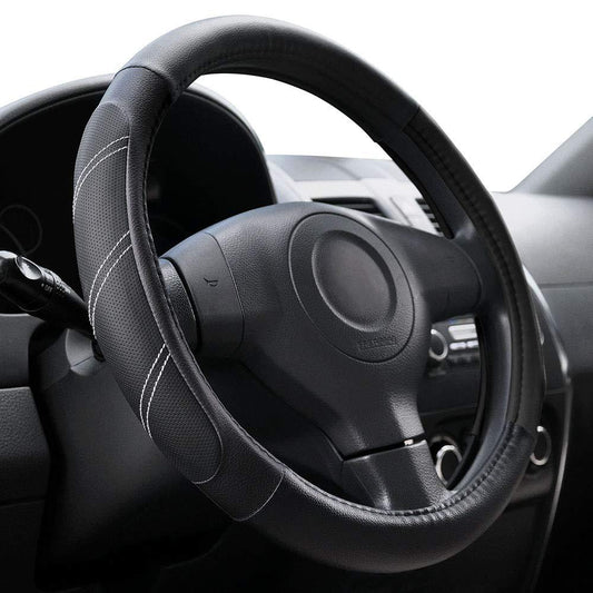 Car steering wheel cover, leather elastic grip cover, no inner ring model, all-season general car interior products, car handlebar cover