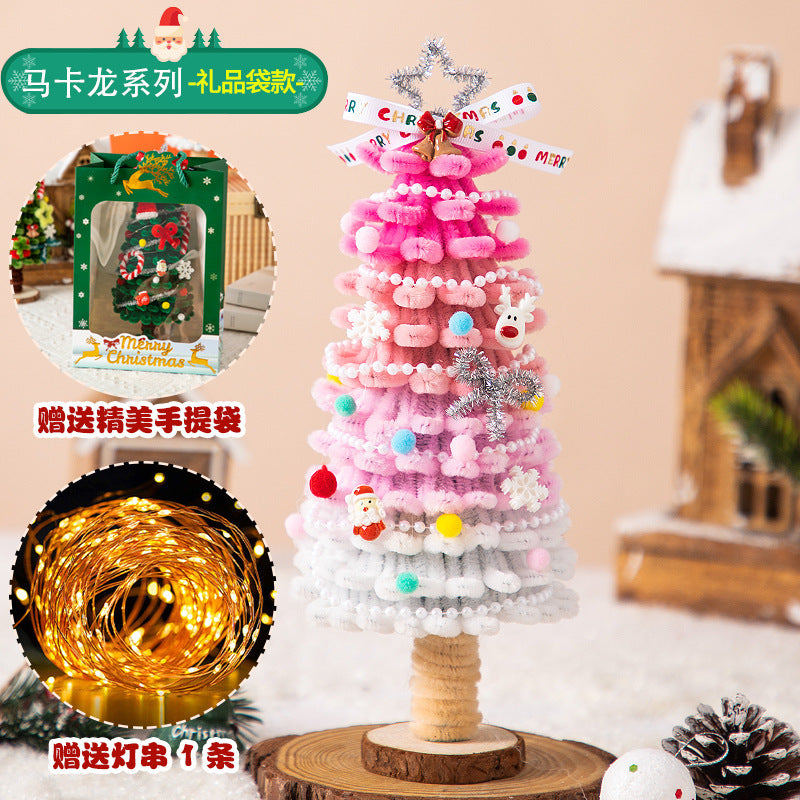 Christmas Hanging Decoration Christmas Tree Car Hanging Decoration Crypto Twist Stick Handmade DIY Material Pack Homemade Creative Gifts