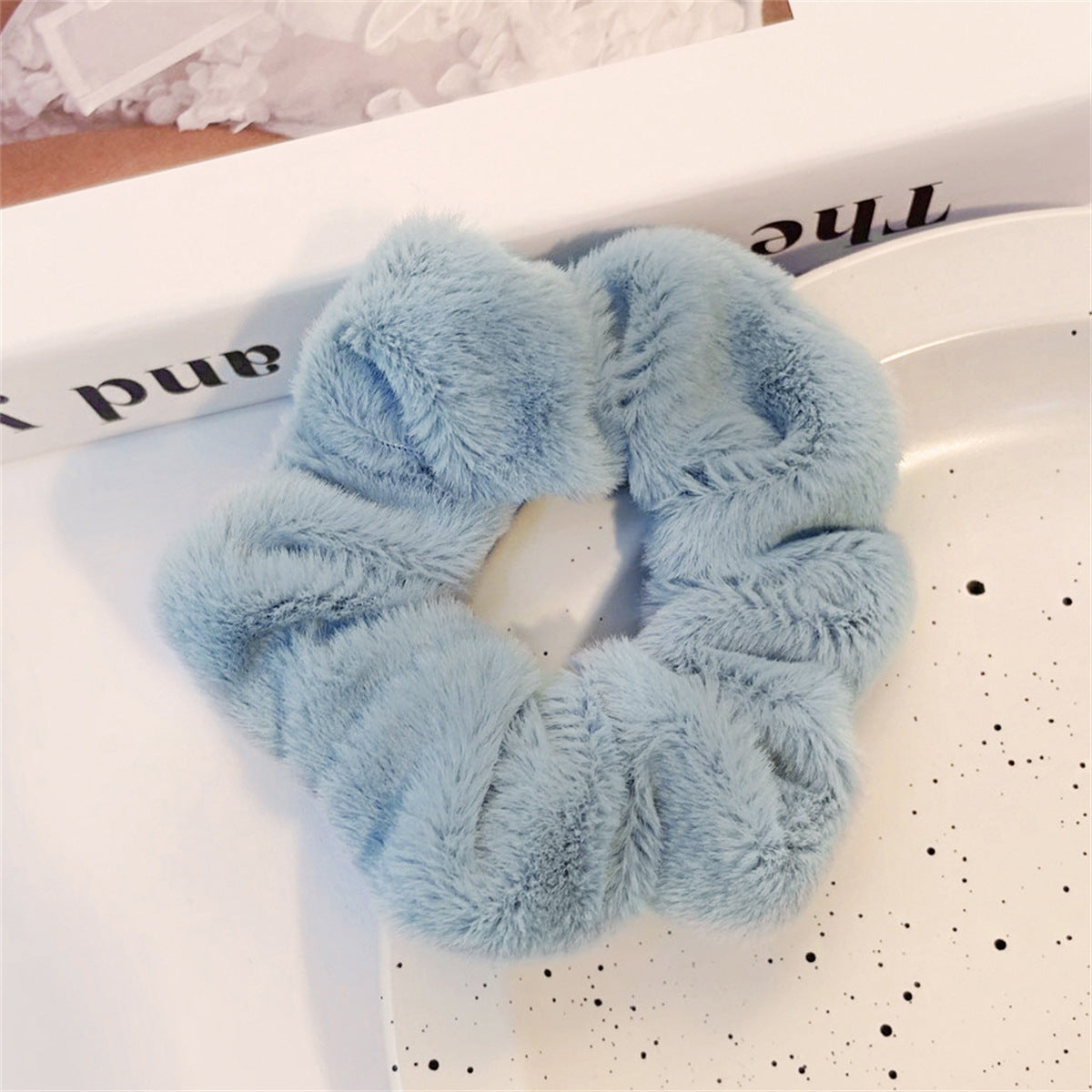 Plush hair ring large intestine ring fairy autumn and winter new ins sweet head rope female simple and versatile girl headwear hair rope