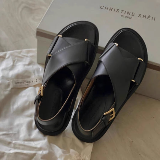 35-44 sizes classic versatile open-toe platform sandals for women summer fairy style to show feet little lady Roman sandals for women
