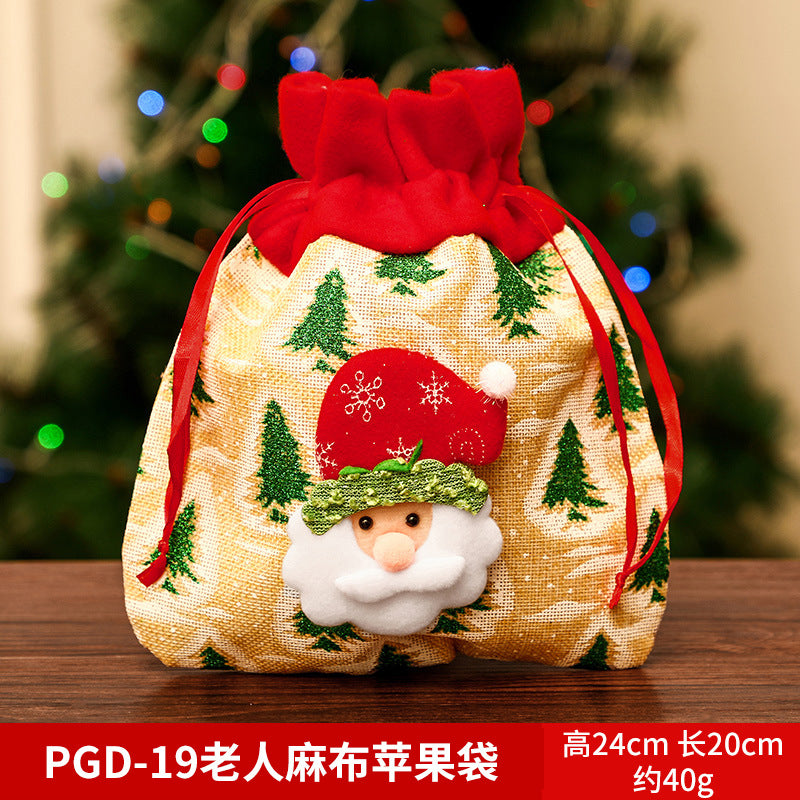 Christmas gift apple bag tote bag adult children children Christmas gift decoration high-end gift bag