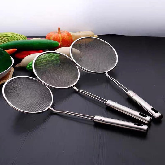 Stainless steel scoop colander over water spoon fried scoop noodles scoop strainer spoon line drain spicy hot colander kitchen supplies