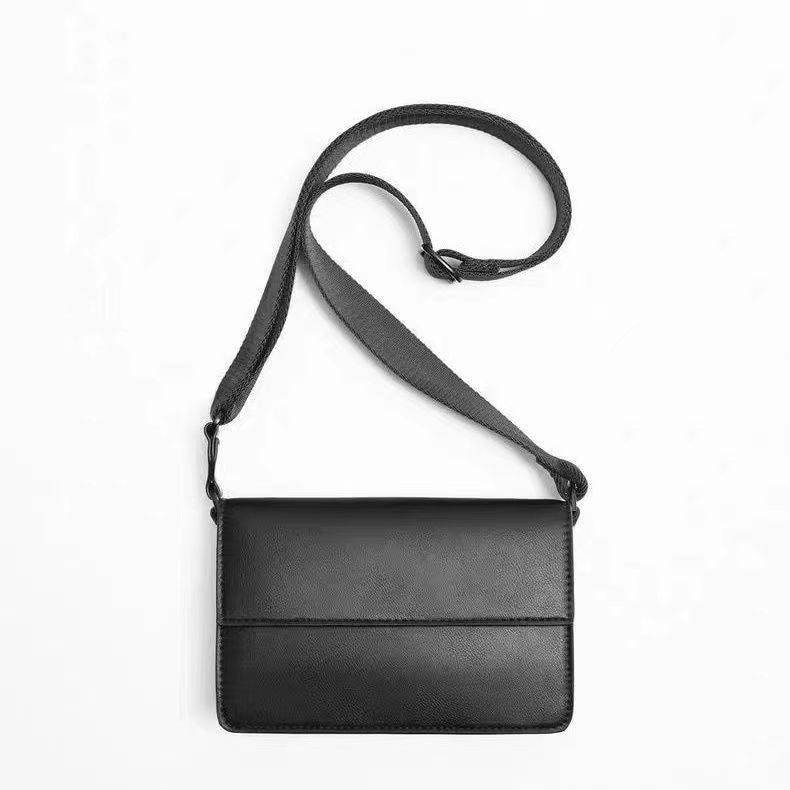 Cross-border foreign trade men's bag shoulder bag men's casual crossbody bag versatile flap messenger bag small square bag spine protection portable