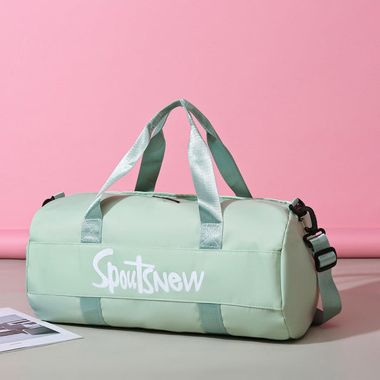 Wet & Dry Separation Gym Bag Men's Excursion Bag Swimming Bag Independent Shoe Compartment Basketball Training Bag Women's Small Tote Bag