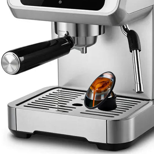 Caffeine Mirror, Observation Glass, Coffee Multi-directional Rotating Reflector, Magnetic Observation Handle, Liquid Dispensing, Universal Use