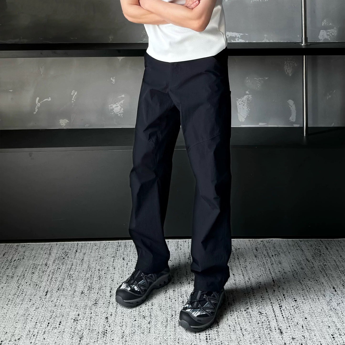 [CSMY] Zhiyi - "CLARKIA" outdoor summer light assault pants loose straight leg pants slacks men