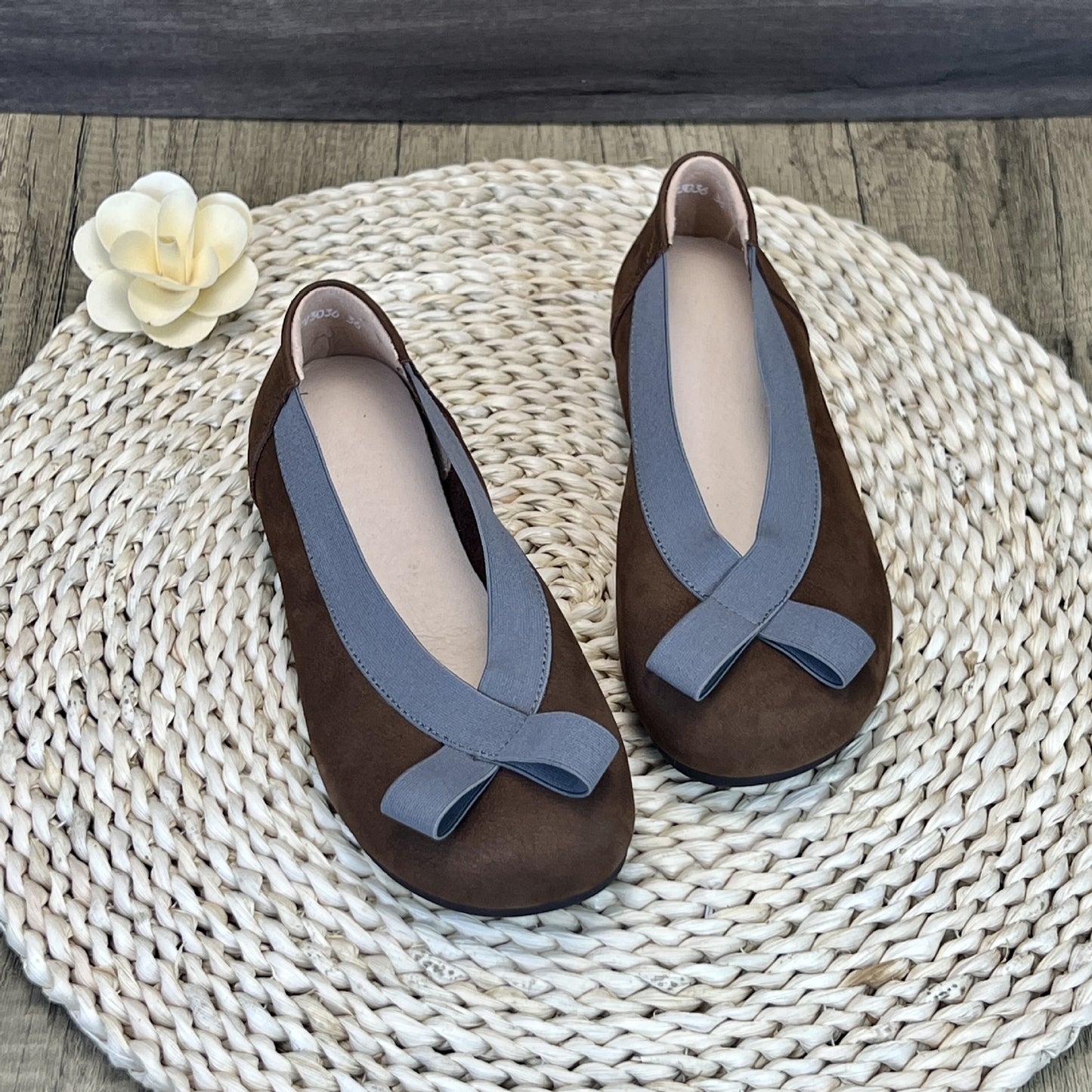 Retro genuine leather art Mori single toe layer cowhide soft bottom soft leather casual women's shoes round toe comfortable mother's shoes women