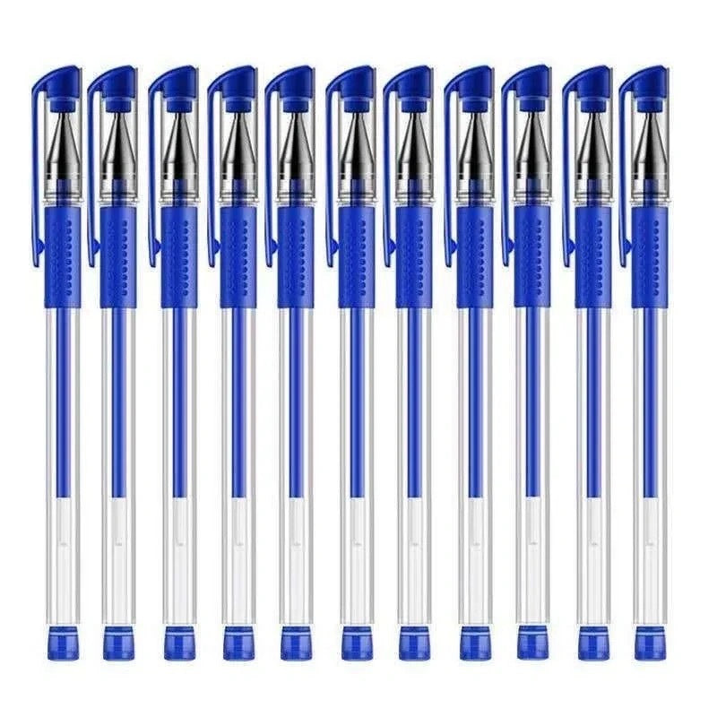 【10pcs】2023 New Frosted Office Student Signature Pen 0.5MM Bullet Three-color Student Exam