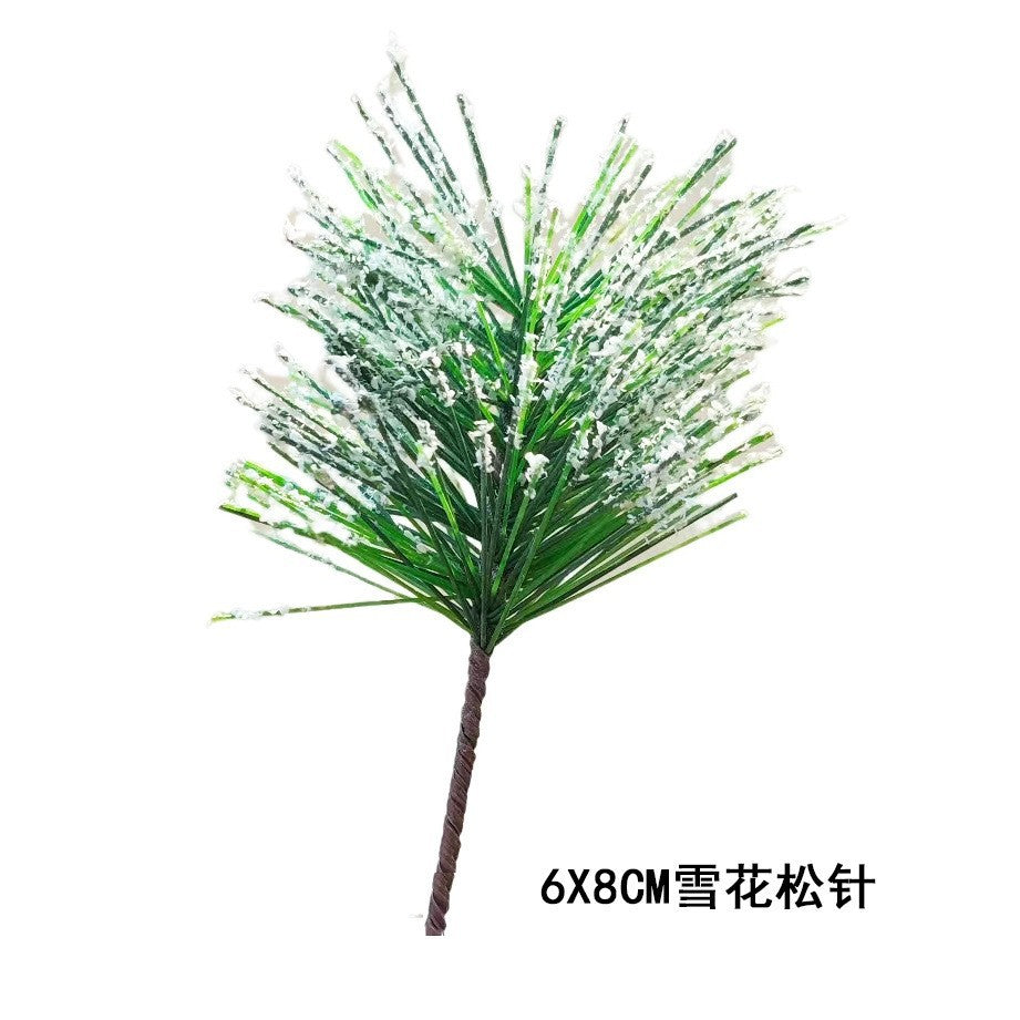 Christmas Pine Needle Pine Cone Christmas Gift Decoration Christmas Eve Gift Box Packaging Simulated Pine Cone DIY Garland Bouquet