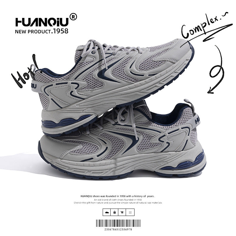 Universal ZHQ1050 Vintage Daddy Shoes Men's Summer New Black Versatile Men's Athleisure Shoes Men's