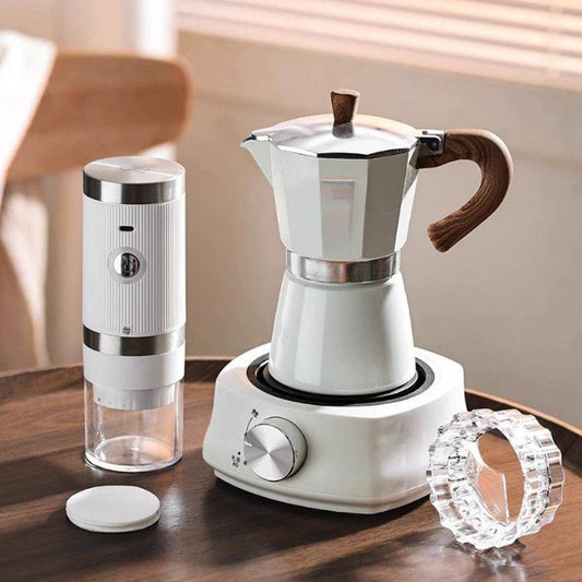 Electric ceramic stove coffee pot home small espresso grinder pour-over coffee set