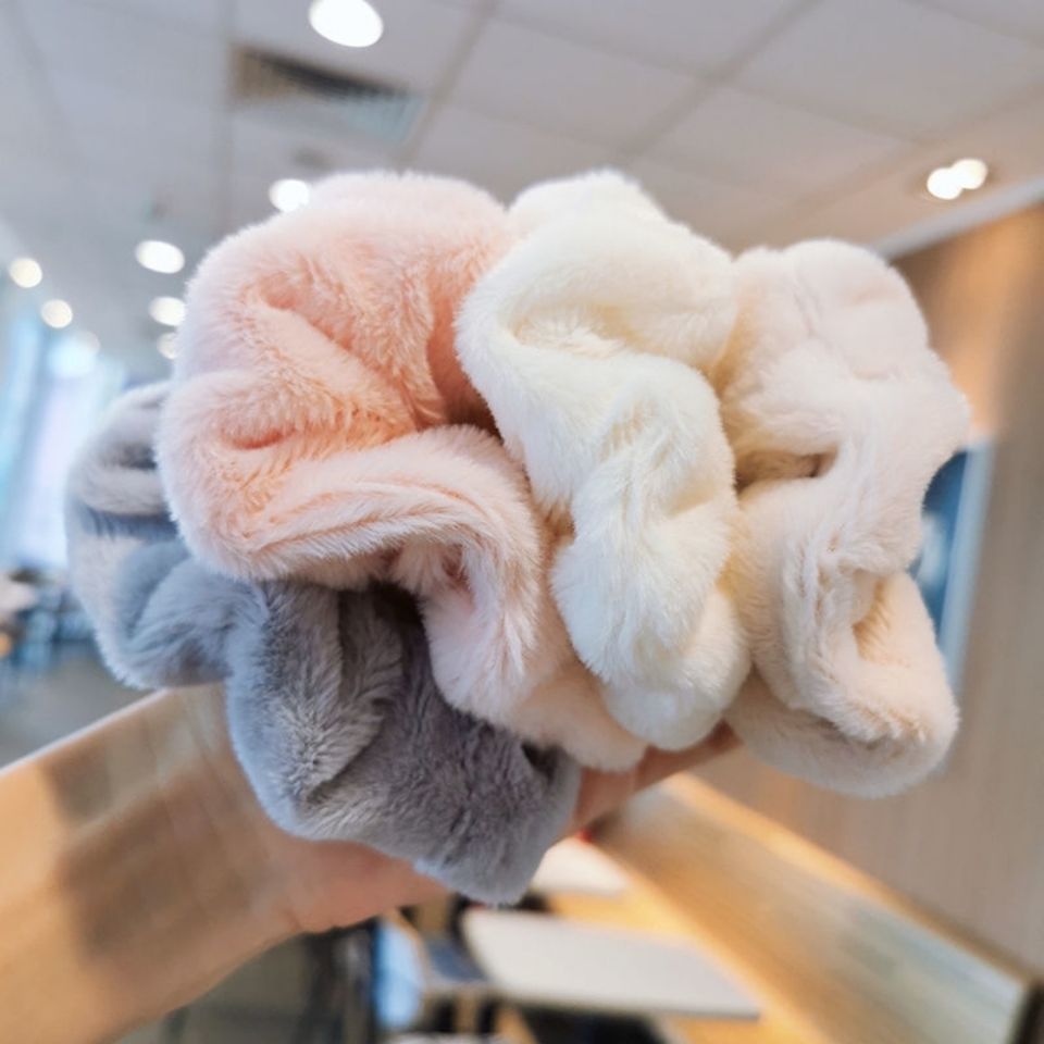 Plush hair ring large intestine ring fairy autumn and winter new ins sweet head rope female simple and versatile girl headwear hair rope