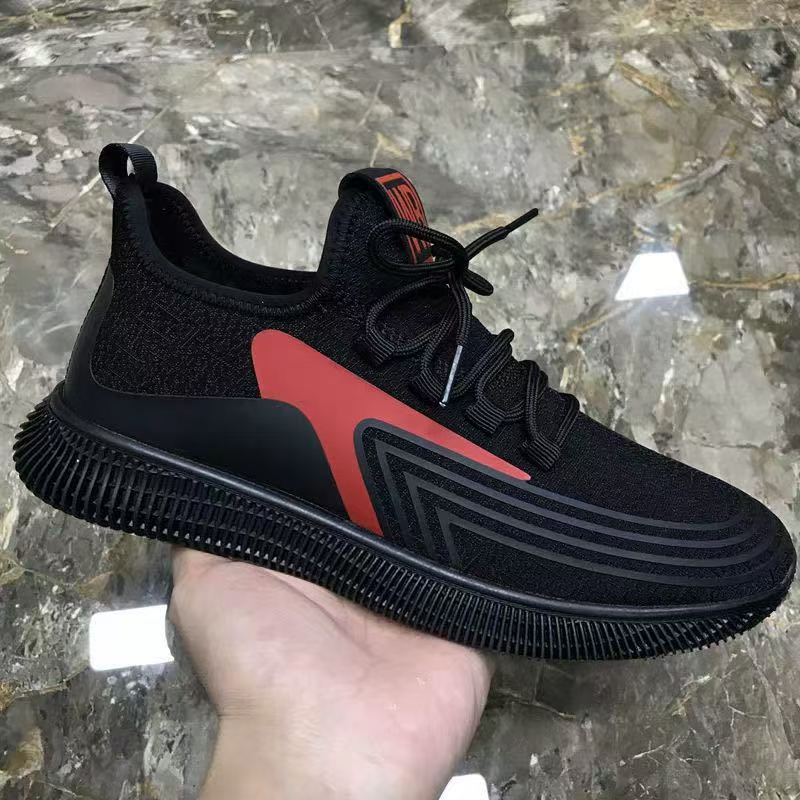 Spring Summer 2025 Sneakers Men's Shoes Summer Men's Running Shoes Lightweight Mesh Breathable Abrasion Resistant Casual Shoes Men's